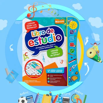 LIBRO DE ESTUDIO PARA NIÑOS CON SONIDO