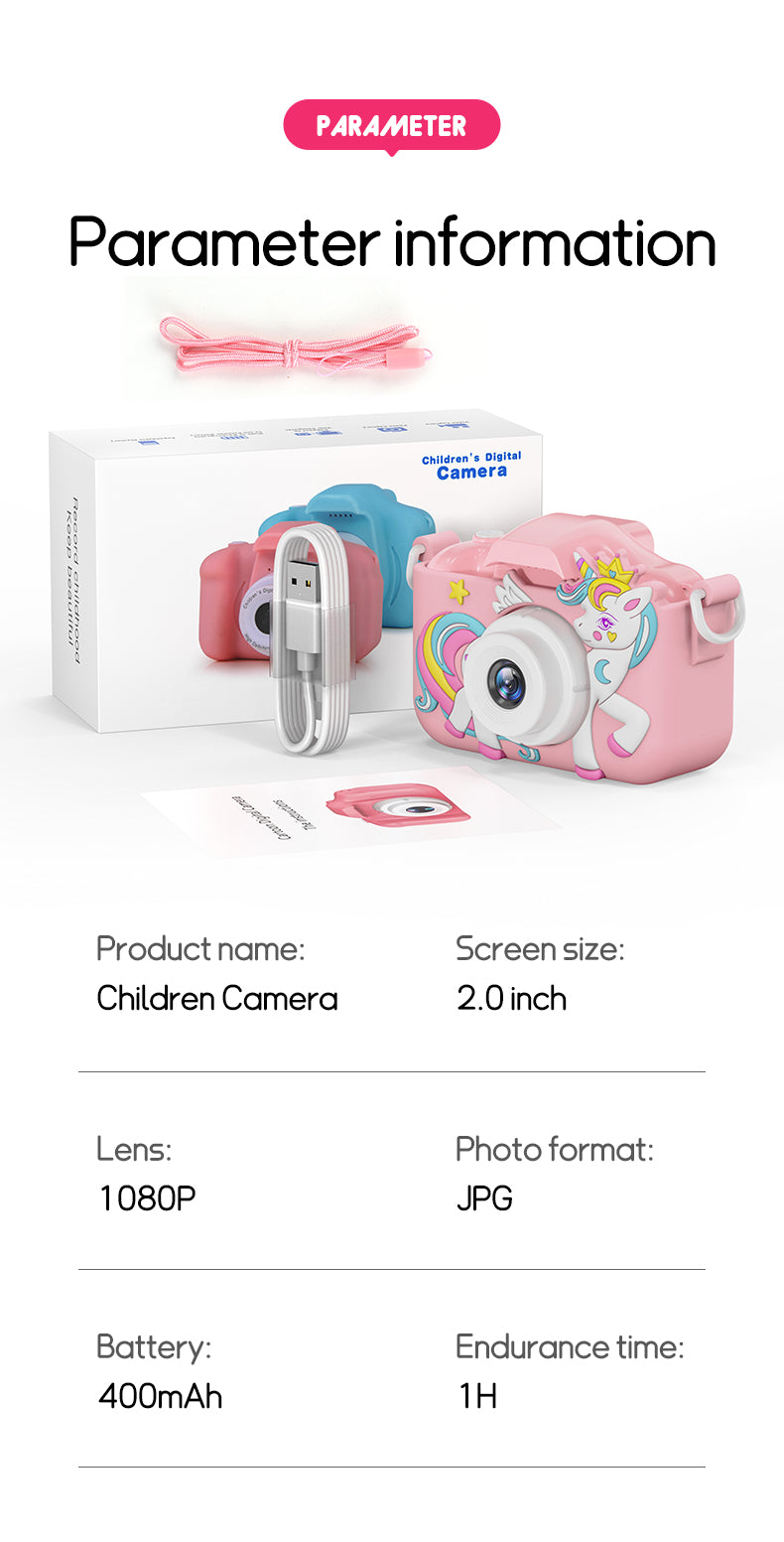 Cámara Unicornio para Niñas